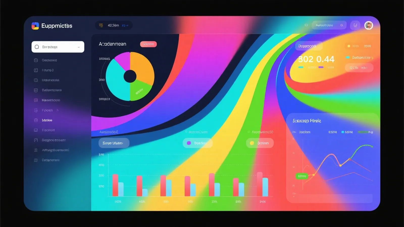 数据看板与开奖信息示意图